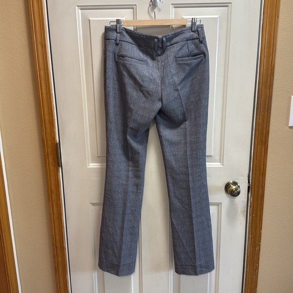 Amanda and Chelsea Straight Leg Plaid Gray Dress Pants size 2 - Picture 2 of 8
